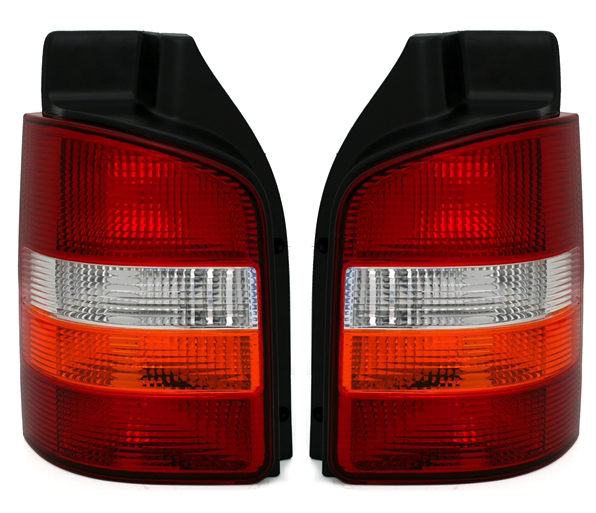 VW T5 - Zadní světla DEPO (křídlová) - Červená