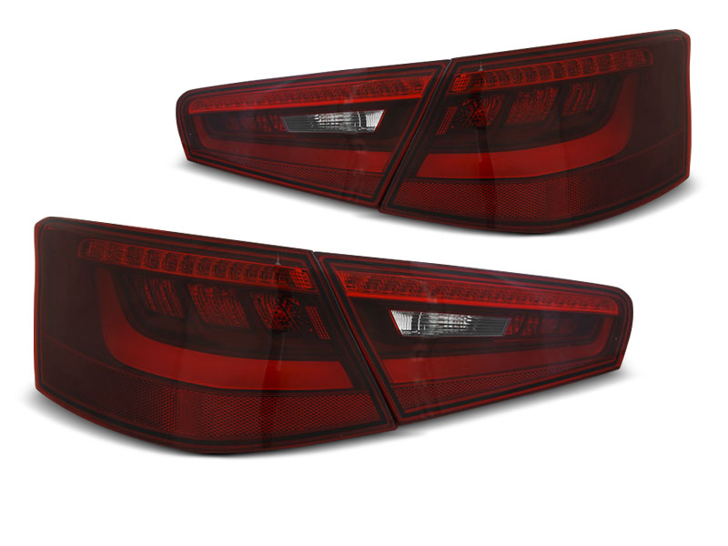 AUDI A3 8V 3D - Zadní světla LED BAR SONAR - Červená