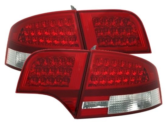 AUDI A4 B7 - Zadní světla LED EAGLE EYES - Červená
