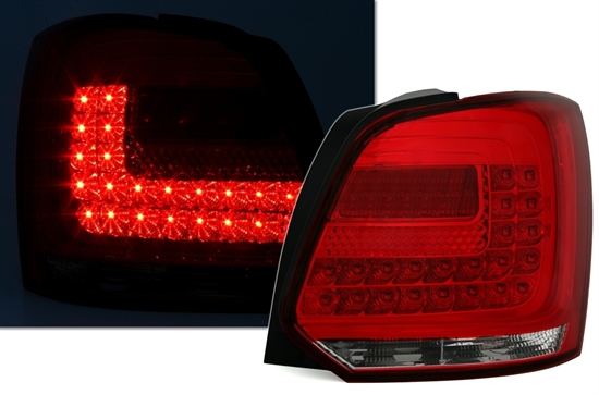 VW POLO 6R - Zadní světla LED DEPO - Červená