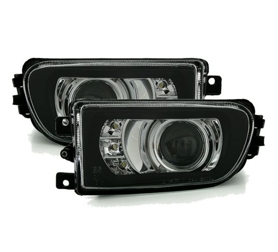 BMW E39 - Přední mlhová světla LED - Černá