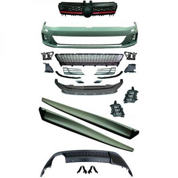 VW GOLF 7 CSR - přední nárazník