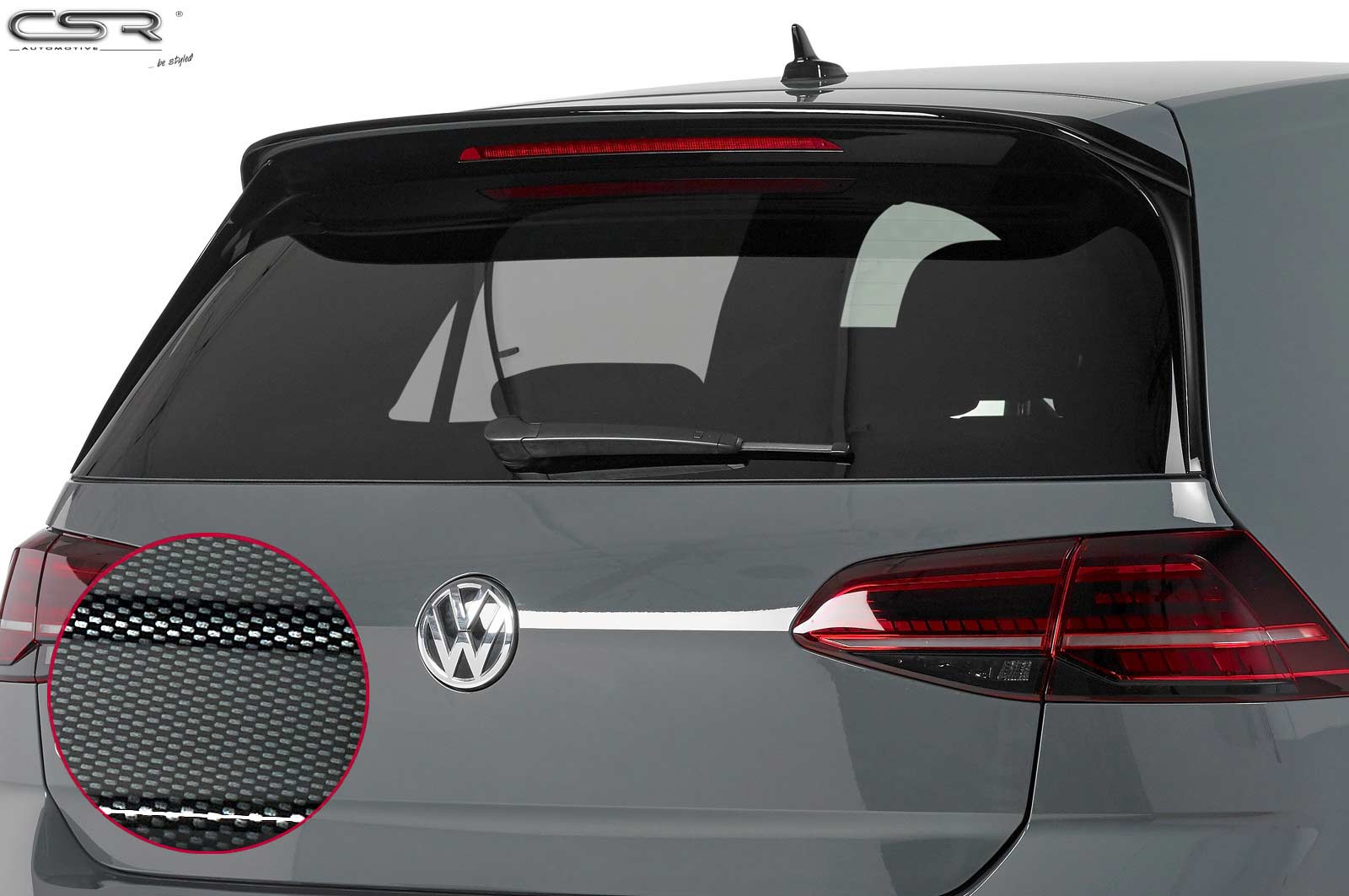 VW GOLF 7 CSR - křídlo carbon look