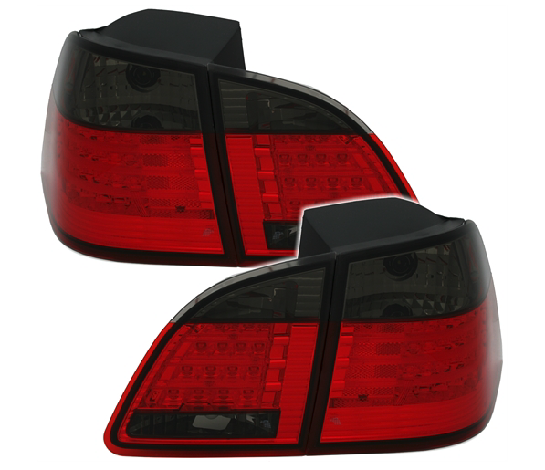 BMW E61 TOURING - Zadní světla LED EAGLE EYES - Červená/Kouřová