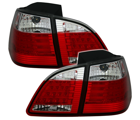 BMW E61 TOURING - Zadní světla LED EAGLE EYES - Červená