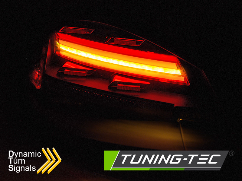 PORSCHE BOXSTER / CAYMAN 987 09-12 - Zadní světla LED BAR - Černá/Kouřová