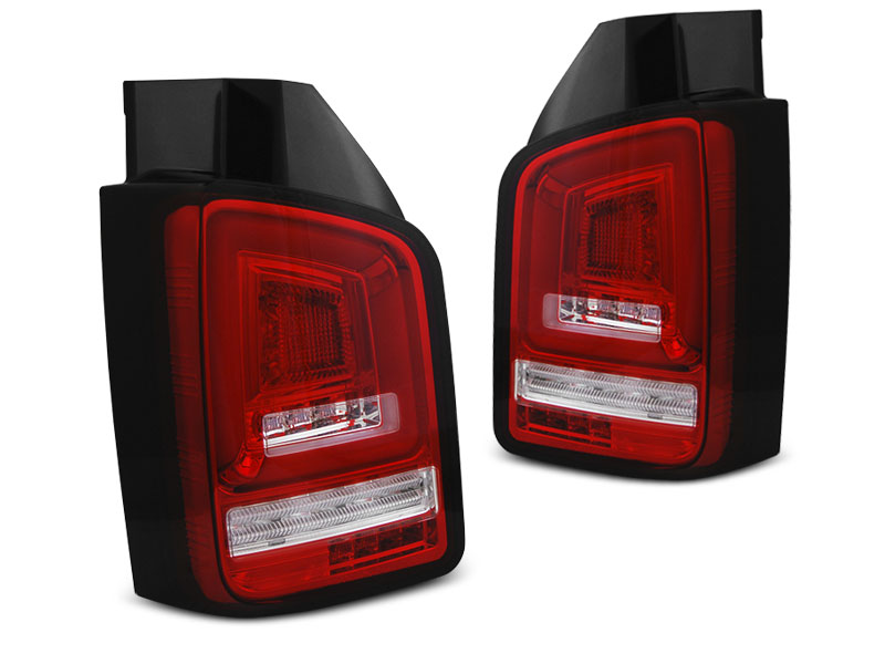VW T5 GP 10-15 - Zadní světla LED BAR - Červená