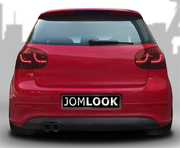 VW GOLF 5 1K - Zadní světla LED JOM - Cherry Červená