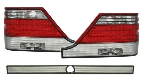 MERCEDES S W140 - Zadní světla LED EAGLE EYES - Červená