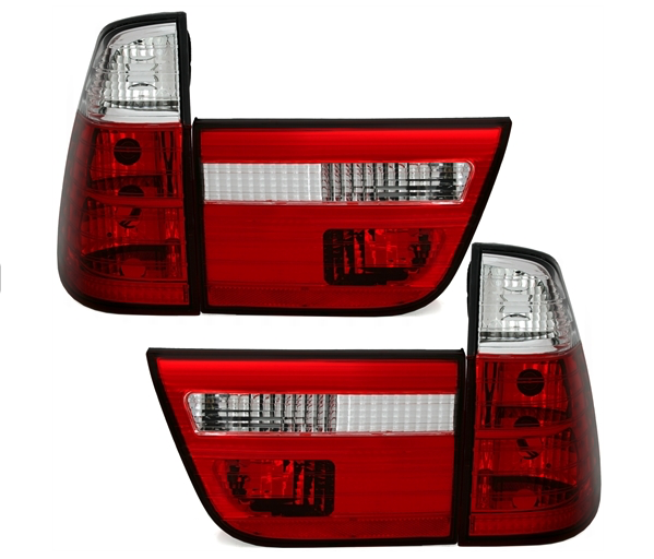 BMW X5 E53 - Zadní světla SONAR - Červená