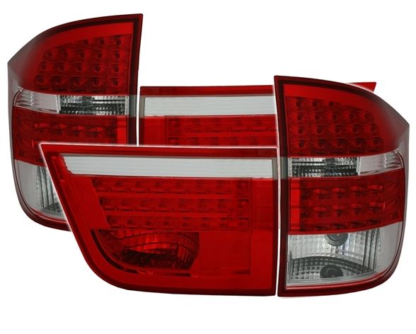 BMW X5 E70 - Zadní světla LED EAGLE EYES - Červená