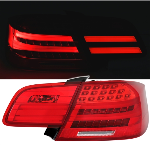 BMW E92 COUPE 06-10 - Zadní světla LED LCI FACELIFT OPTIK - Červená