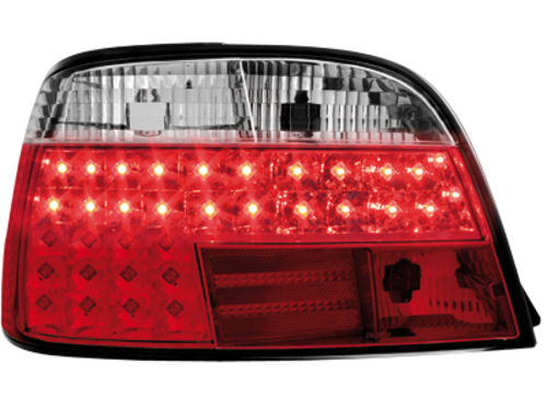 BMW E38 - Zadní světla LED - Červená