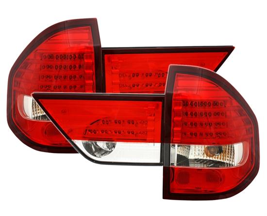 BMW X3 E83 - Zadní světla LED EAGLE EYES - Červená