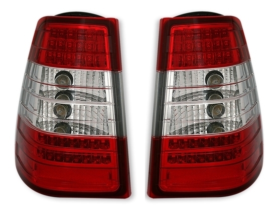 MERCEDES E W124 T - Zadní světla LED EAGLE EYES - Červená