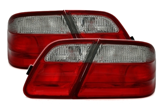 MERCEDES E W210 - Zadní světla DEPO - Červená