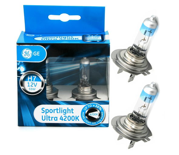 Žárovky GE H7 SPORT LIGHT ULTRA 4200K 12V 55W