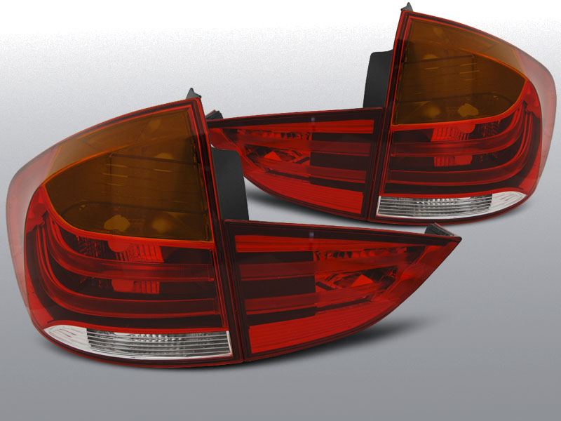 BMW X1 E84 - Zadní světla LED BAR SONAR - Červená