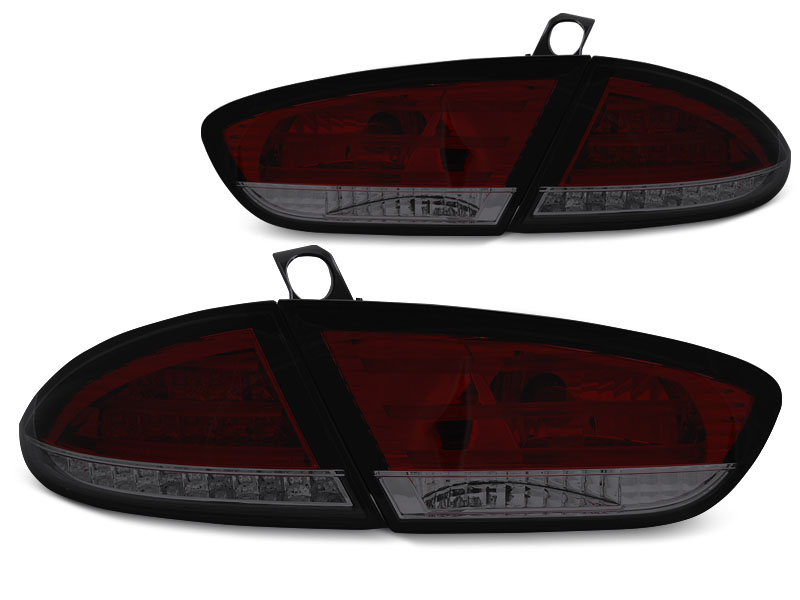 SEAT LEON 1P1 - Zadní světla LED SONAR - Červená/Kouřová