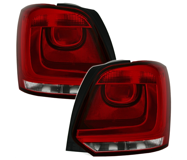 VW POLO 6R - Zadní světla DEPO - Červená