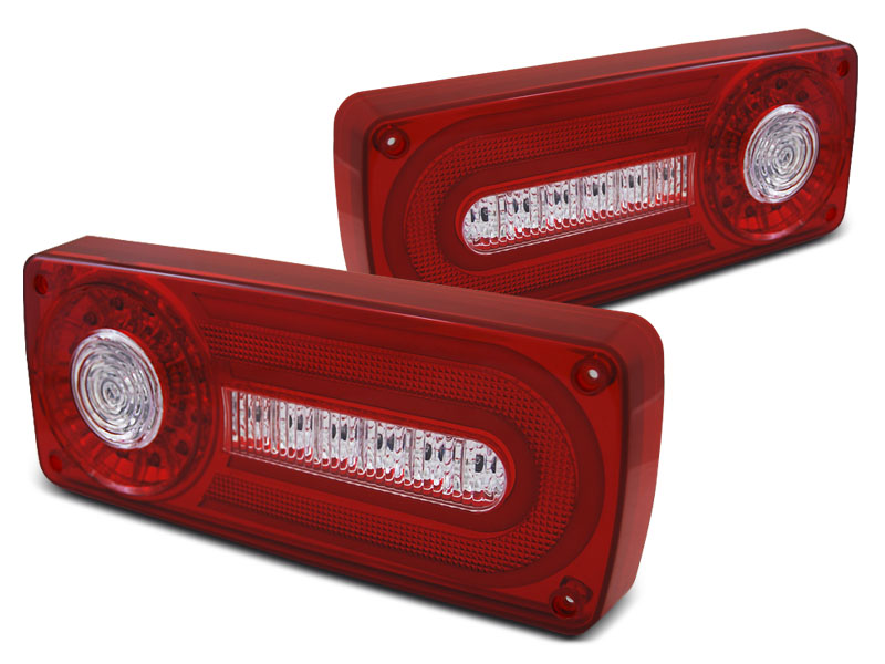 MERCEDES G W463 - Zadní světla LED DEPO - Červená