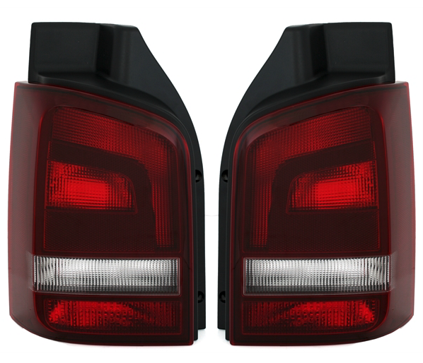 VW T5 GP - Zadní světla FACELIFT OPTIK DEPO (jednodílné dveře) - Červená