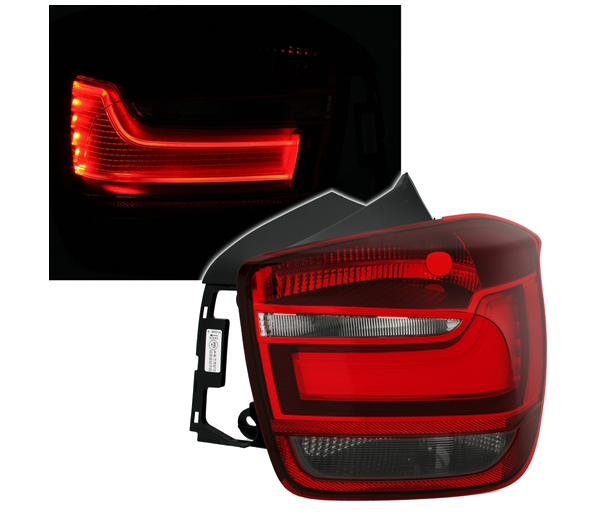 BMW F20 / F21 - Zadní světla LED TYC - Červená/Kouřová 