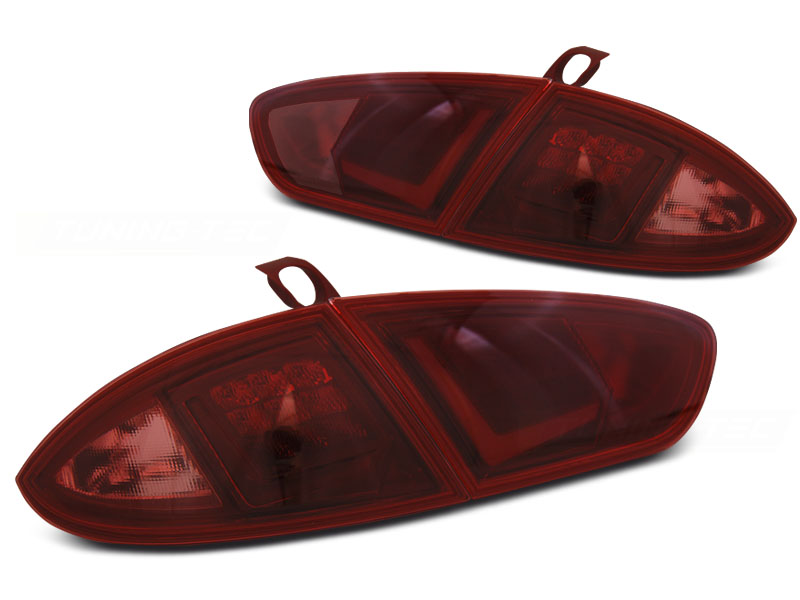 SEAT LEON 1P1 - Zadní světla LED BAR DEPO - Červená/Kouřová
