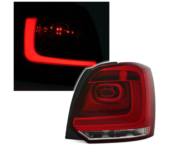 VW POLO 6R - Zadní světla LED LIGHT BAR EAGLE EYES - Červená