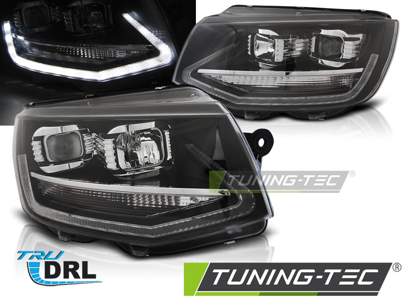 VW T6 - Přední světla LED TRU DRL SONAR - Černá