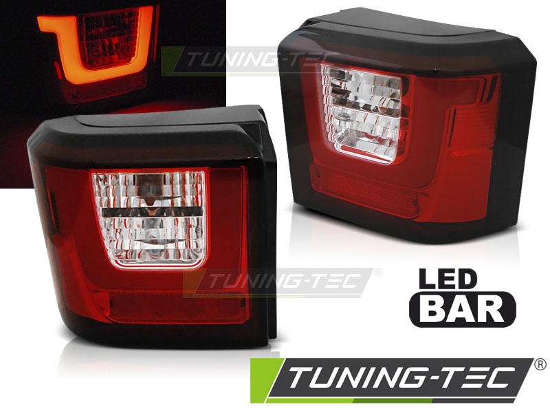 VW T4 - Zadní světla LED BAR - Červená
