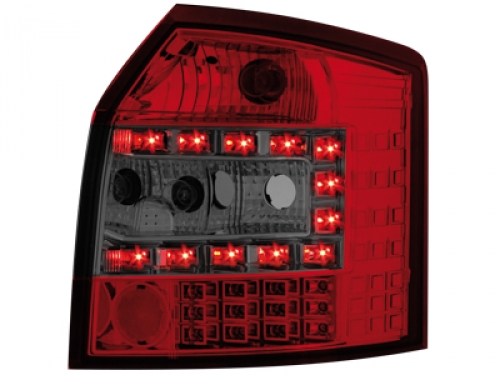 AUDI A4 8E AVANT - Zadní světla LED - Červená/Kouřová