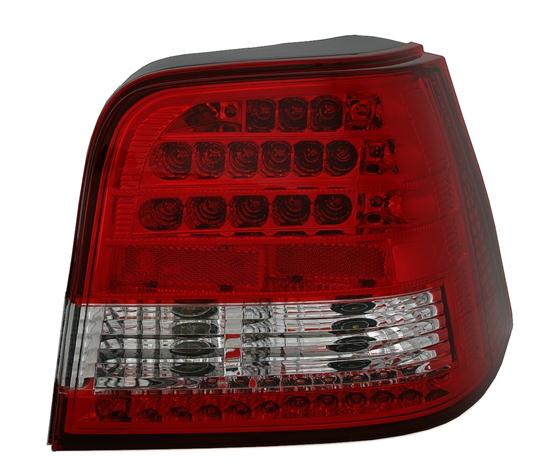 VW GOLF 4 - Zadní světla LED - Červená