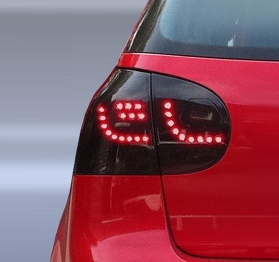 VW GOLF 5 - Zadní světla LED JOM - Kouřová