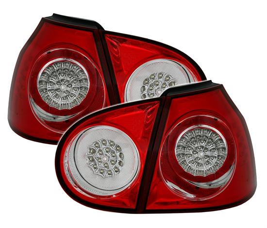 VW GOLF 5 - Zadní světla LED EAGLE EYES - Červená