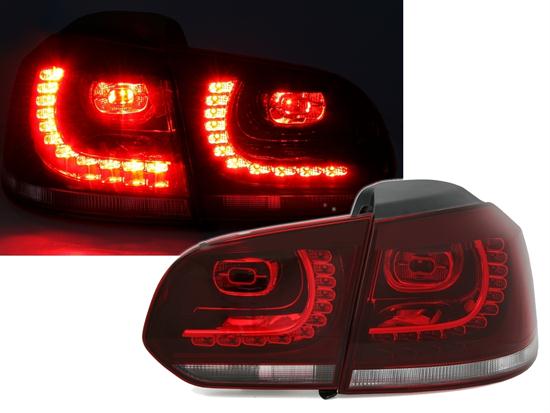 VW GOLF 6 - Zadní světla LED R-LOOK DEPO - Červená