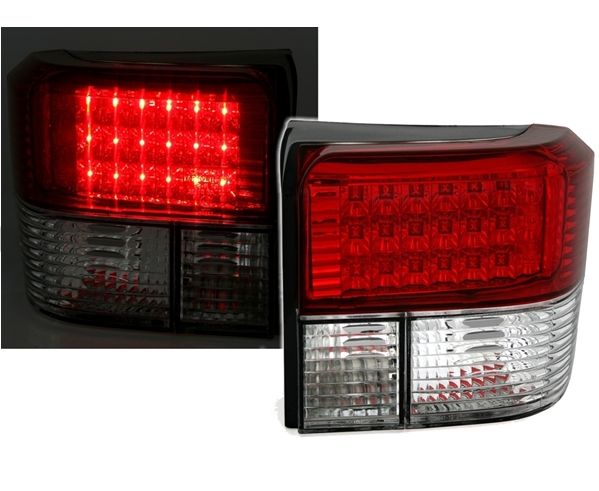 VW T4 - Zadní světla LED DEPO - Červená
