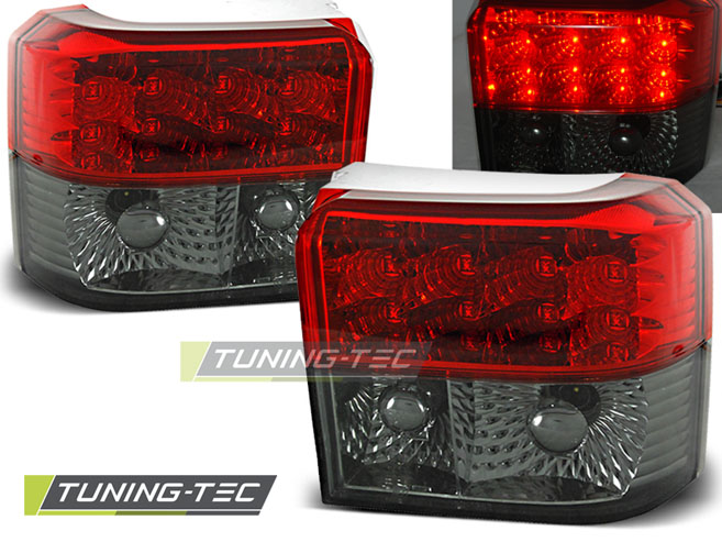VW T4 - Zadní světla LED - Červená/Kouřová