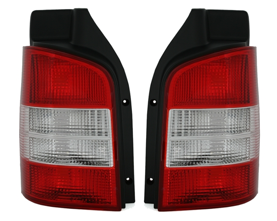 VW T5 - Zadní světla DEPO - Červená