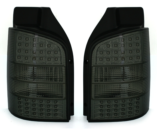 VW T5 - Zadní světla LED - Černá
