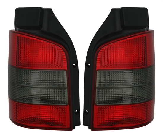 VW T5 - Zadní světla - Červená/Kouřová