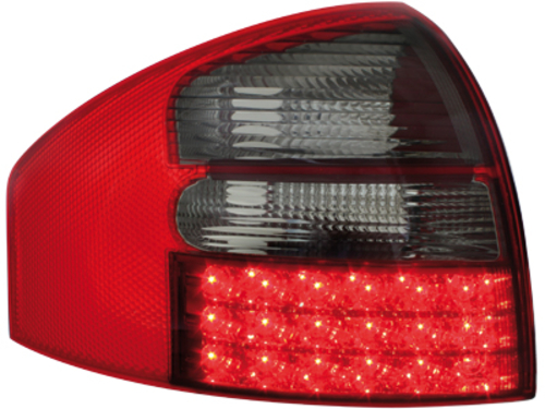 AUDI A6 4B - Zadní světla LED DEPO - Červená/Kouřová
