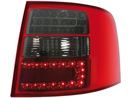 AUDI A6 4B AVANT - Zadní světla LED DEPO - Červená/Kouřová