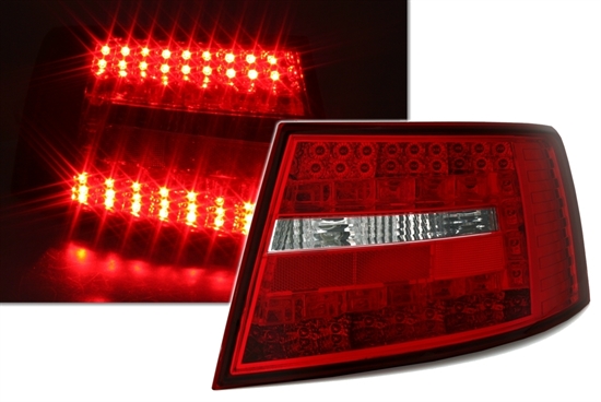 AUDI A6 4F - Zadní světla LED 6 PIN - Červená