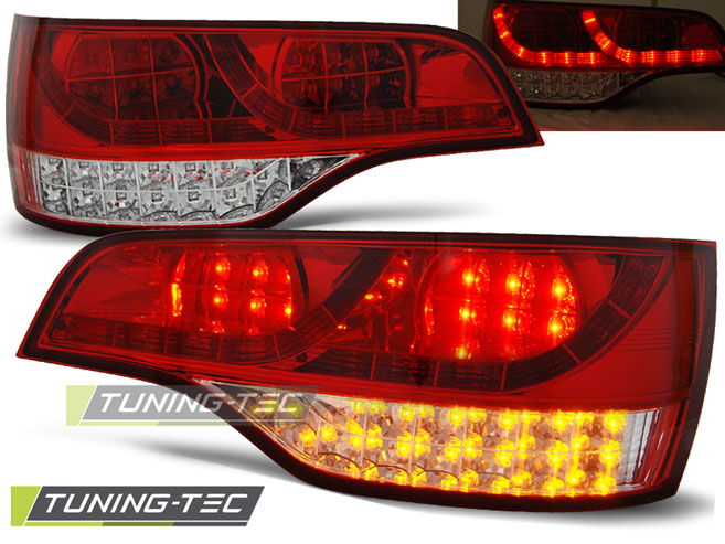AUDI Q7 4L - Zadní světla LED SONAR - Červená