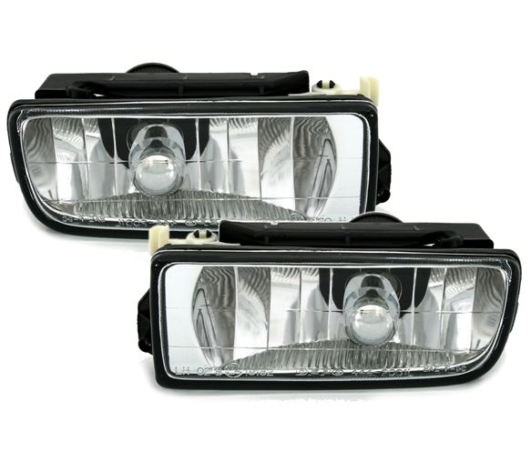 BMW E36 - Přední mlhová světla DEPO - Chromová