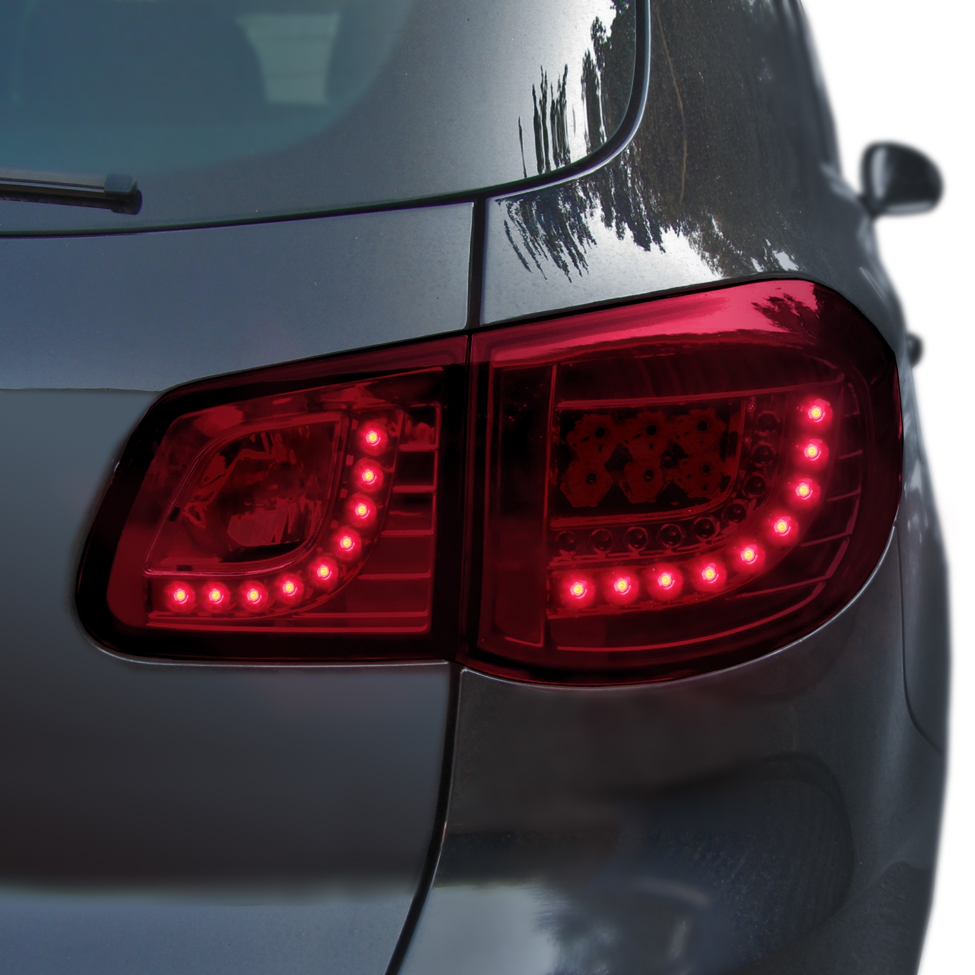 VW TIGUAN 5N - Zadní světla LED JOM - Cherry/Červená