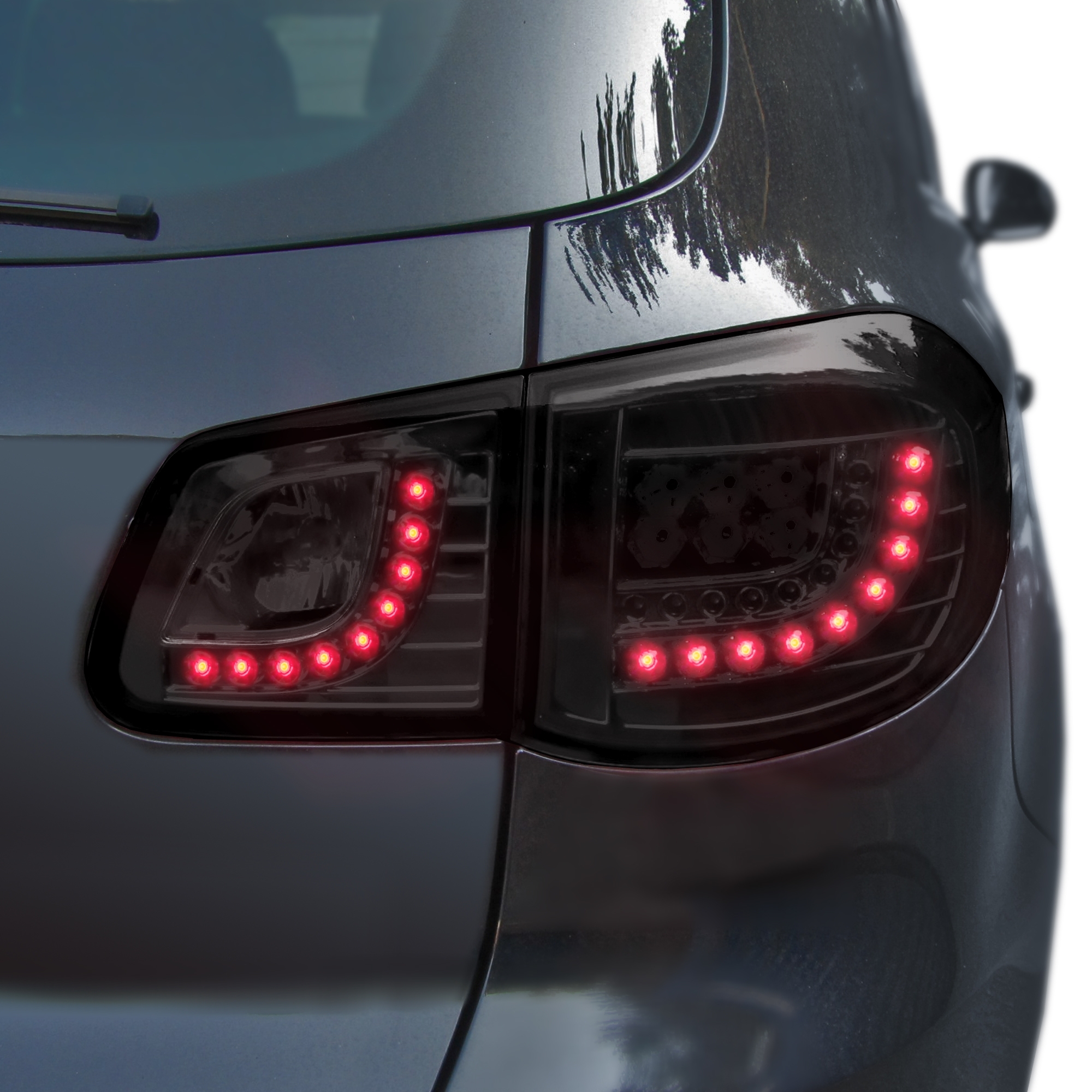 VW TIGUAN 5N - Zadní světla LED JOM - Černá