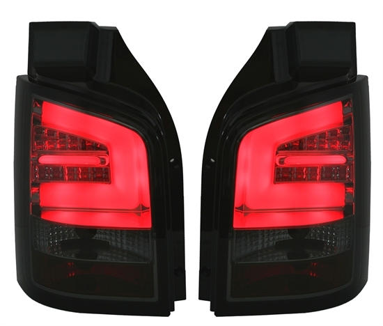 VW T5 - Zadní světla LED BAR - Kouřová