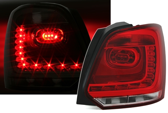 VW POLO 6R - Zadní světla LED EAGLE EYES - Červená